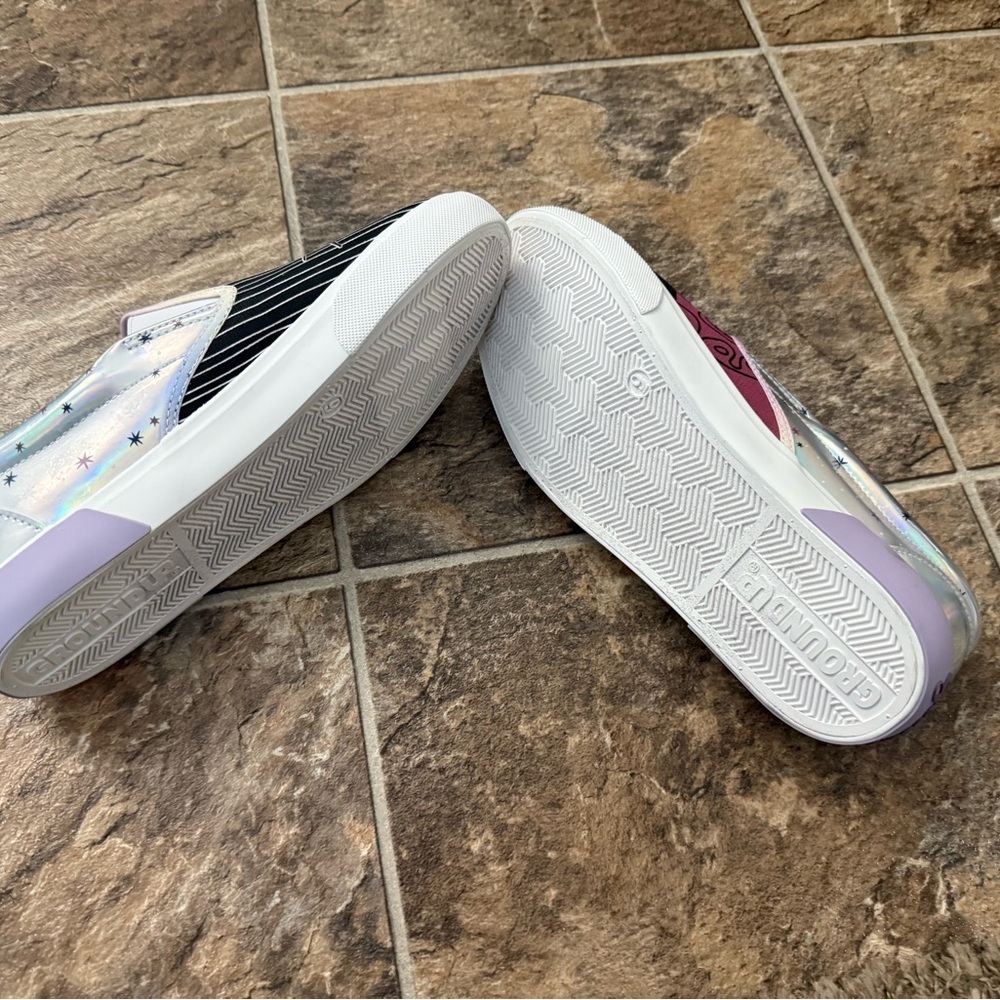 Disney Women's Slip-On Sneakers - Black and Multicolor - Picture 6 of 6